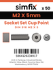 Simfix product label - 916A2020050-T