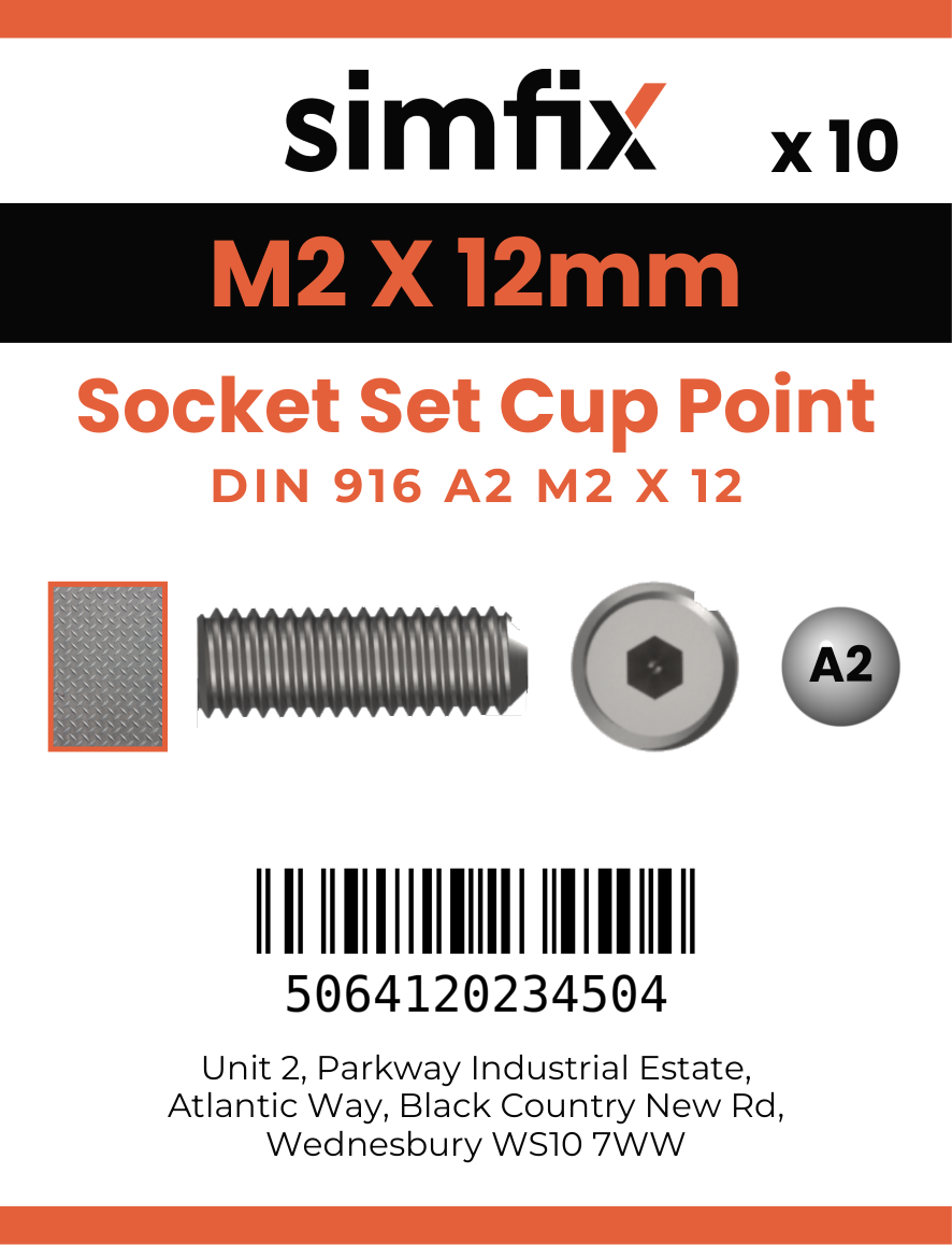 Simfix product label - 916A202012-D
