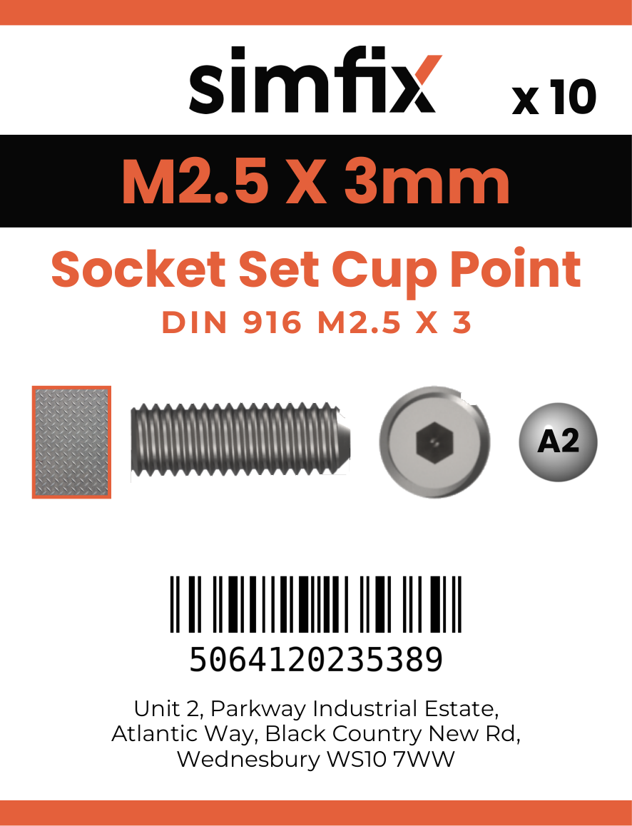Simfix product label - 916A2025003-D