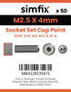 Simfix product label - 916A2025004-T