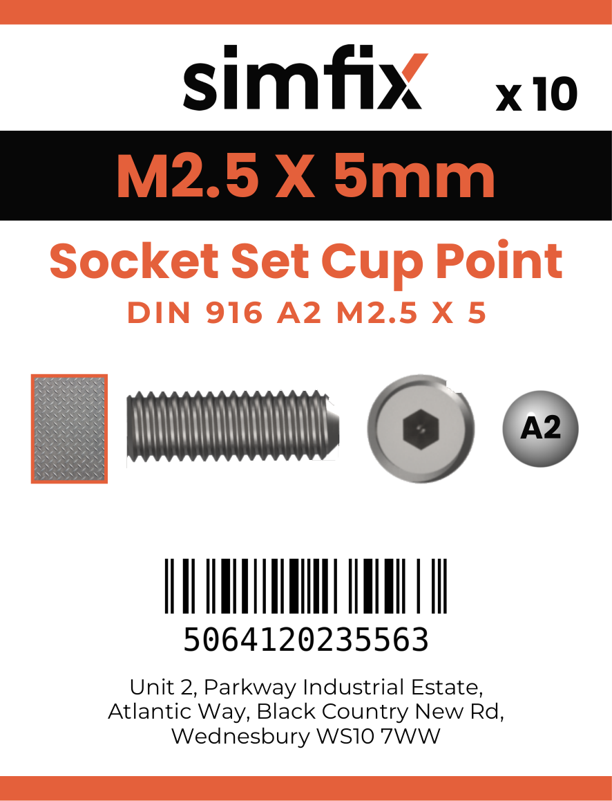 Simfix product label - 916A2025005-D