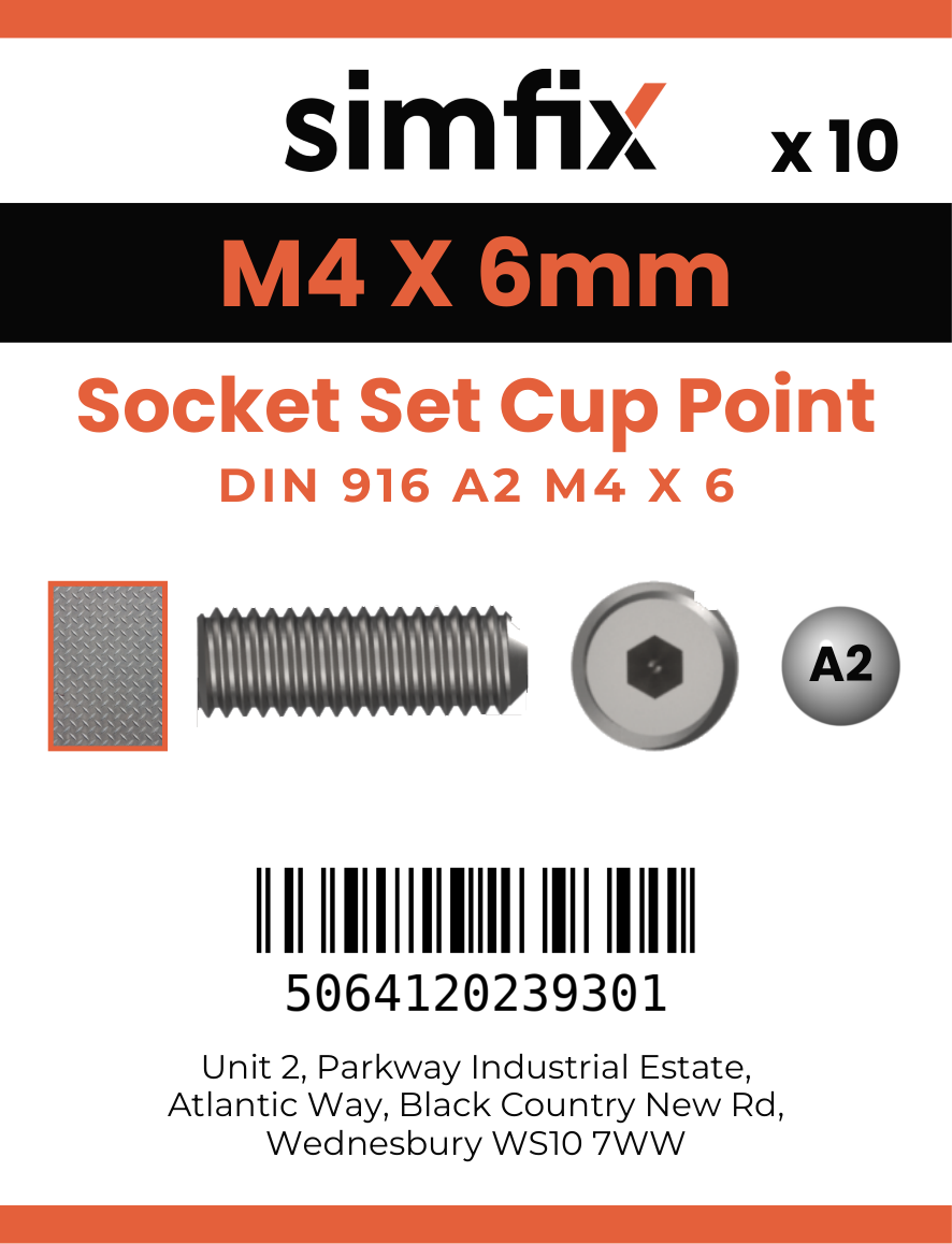 Simfix product label - 916A204006-D