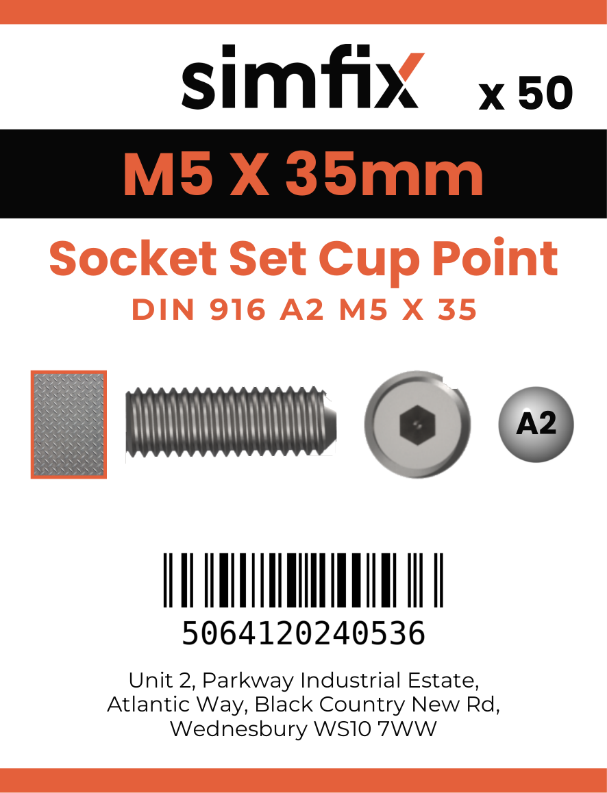 Simfix product label - 916A205035-T