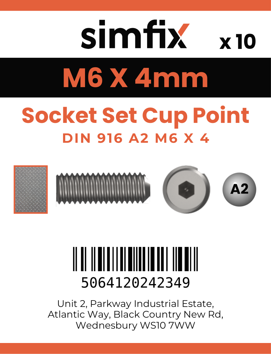 Simfix product label - 916A206004-D