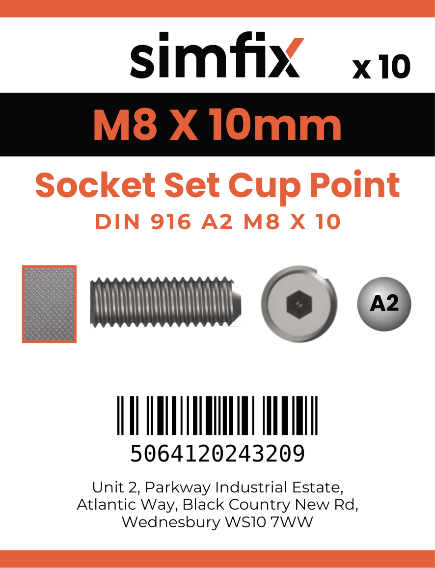 Simfix product label - 916A208010-D