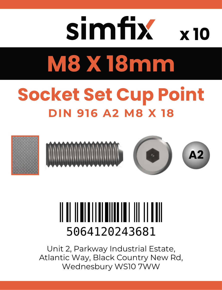 Simfix product label - 916A208018-D