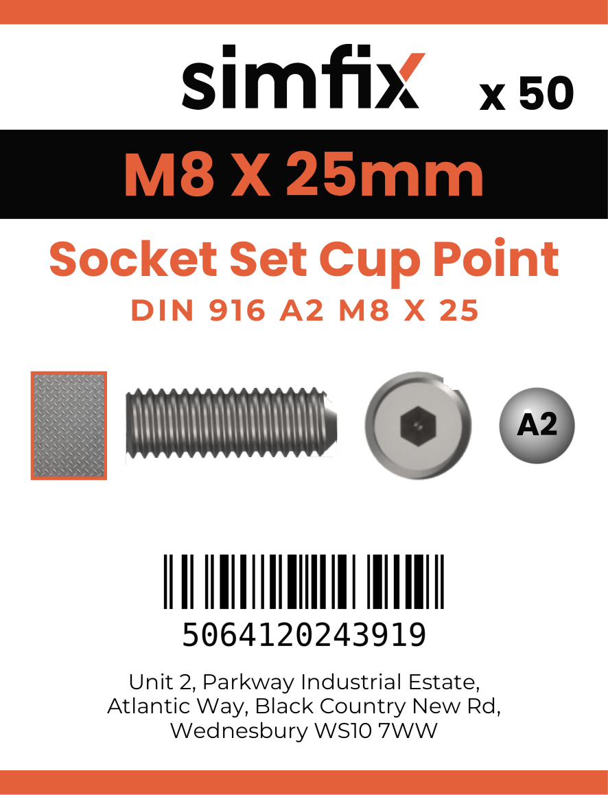 Simfix product label - 916A208025-T
