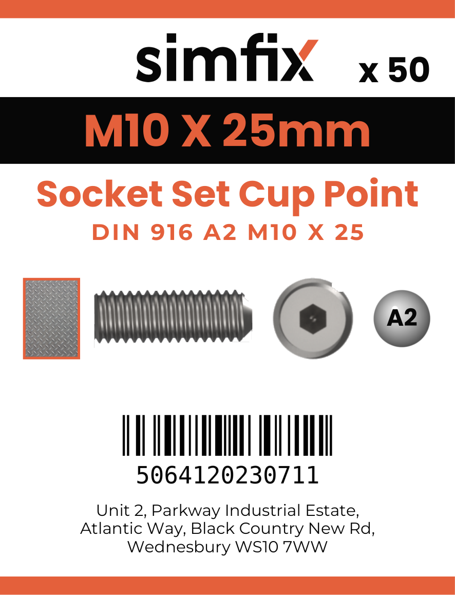 Simfix product label - 916A210025-T