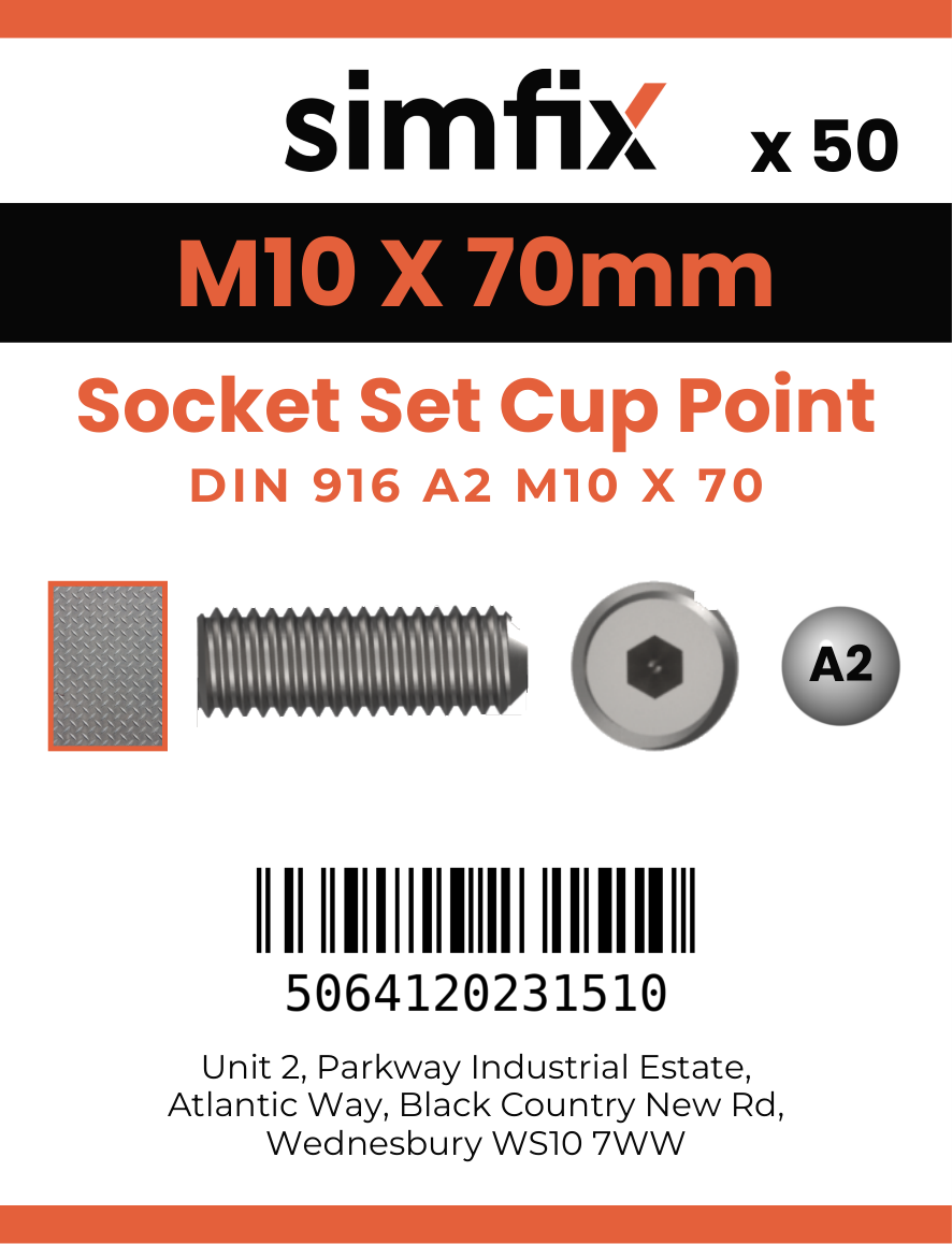 Simfix product label - 916A210070-T