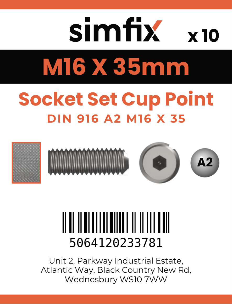 Simfix product label - 916A216035-D