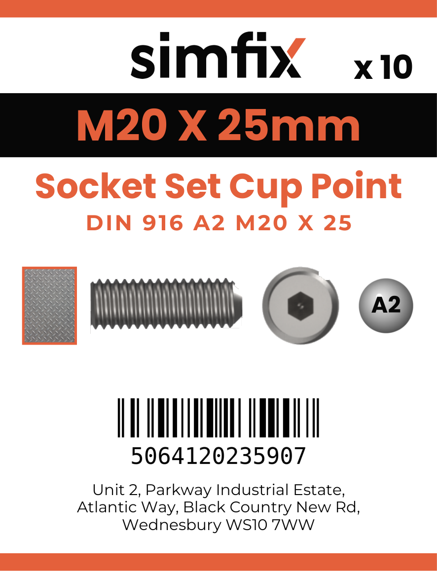 Simfix product label - 916A220025-D