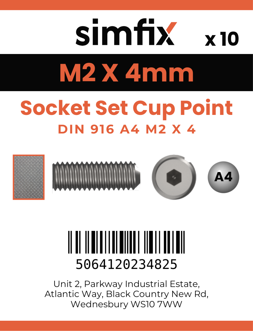 Simfix product label - 916A402004-D