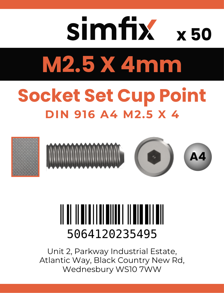 Simfix product label - 916A4025004-T