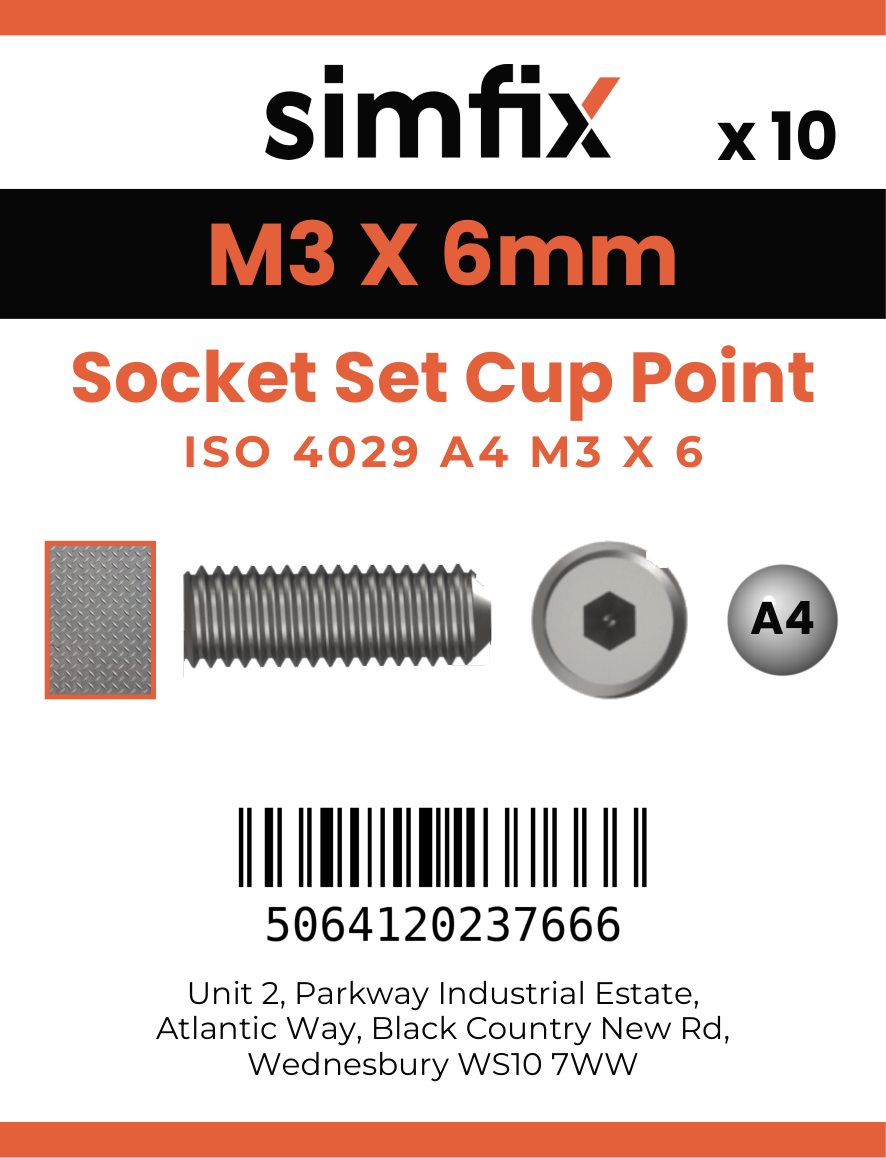Simfix product label - 916A403006-D