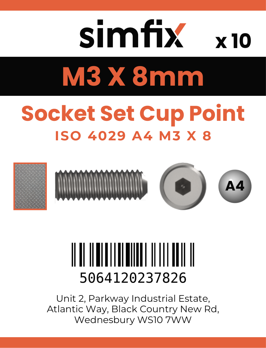 Simfix product label - 916A403008-D