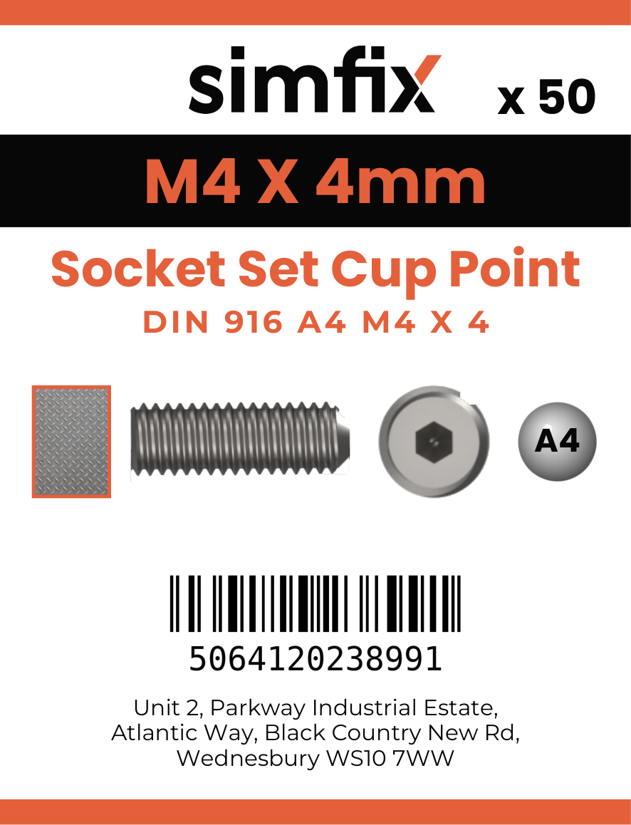 Simfix product label - 916A404004-T