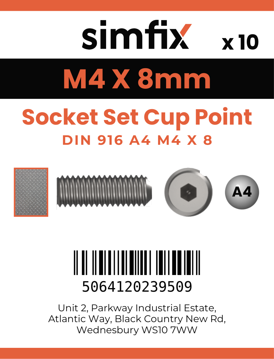 Simfix product label - 916A404008-D