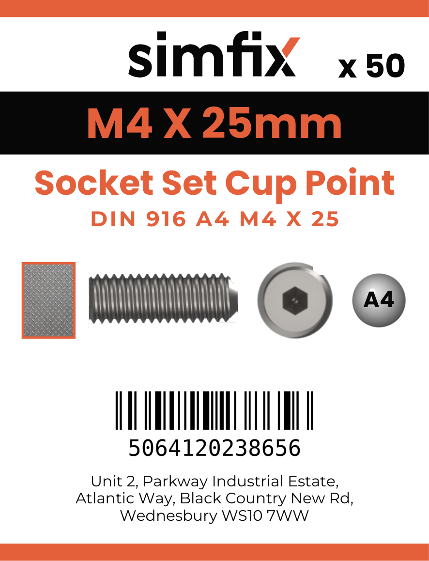 Simfix product label - 916A404025-T