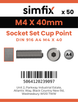 Simfix product label - 916A404040-T