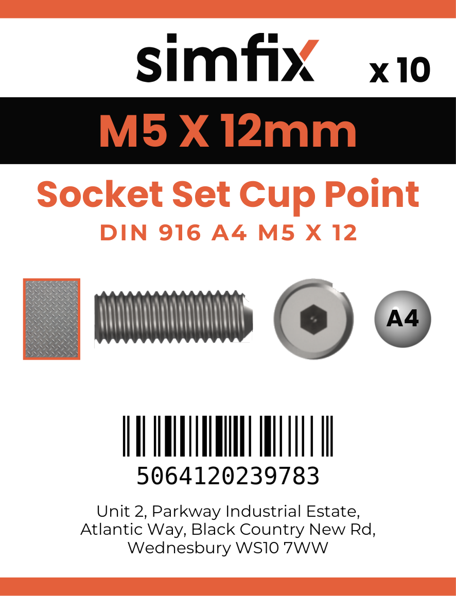 Simfix product label - 916A405012-D