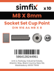 Simfix product label - 916A408008-D
