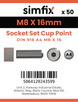 Simfix product label - 916A408016-T