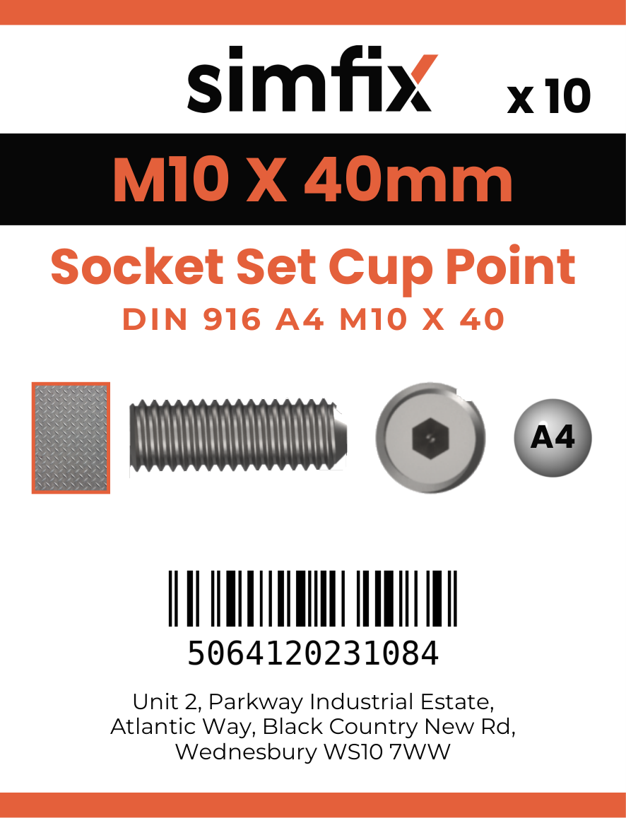 Simfix product label - 916A410040-D