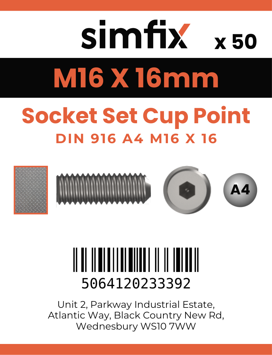 Simfix product label - 916A416016-T