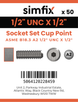 Simfix product label - 916UA212013-T
