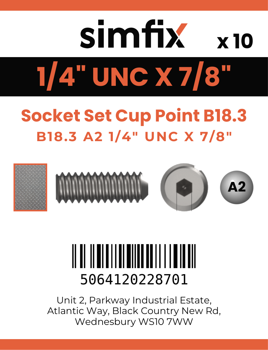 Simfix product label - 916UA214022-D