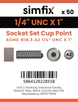 Simfix product label - 916UA214025-T
