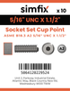 Simfix product label - 916UA2516038-D