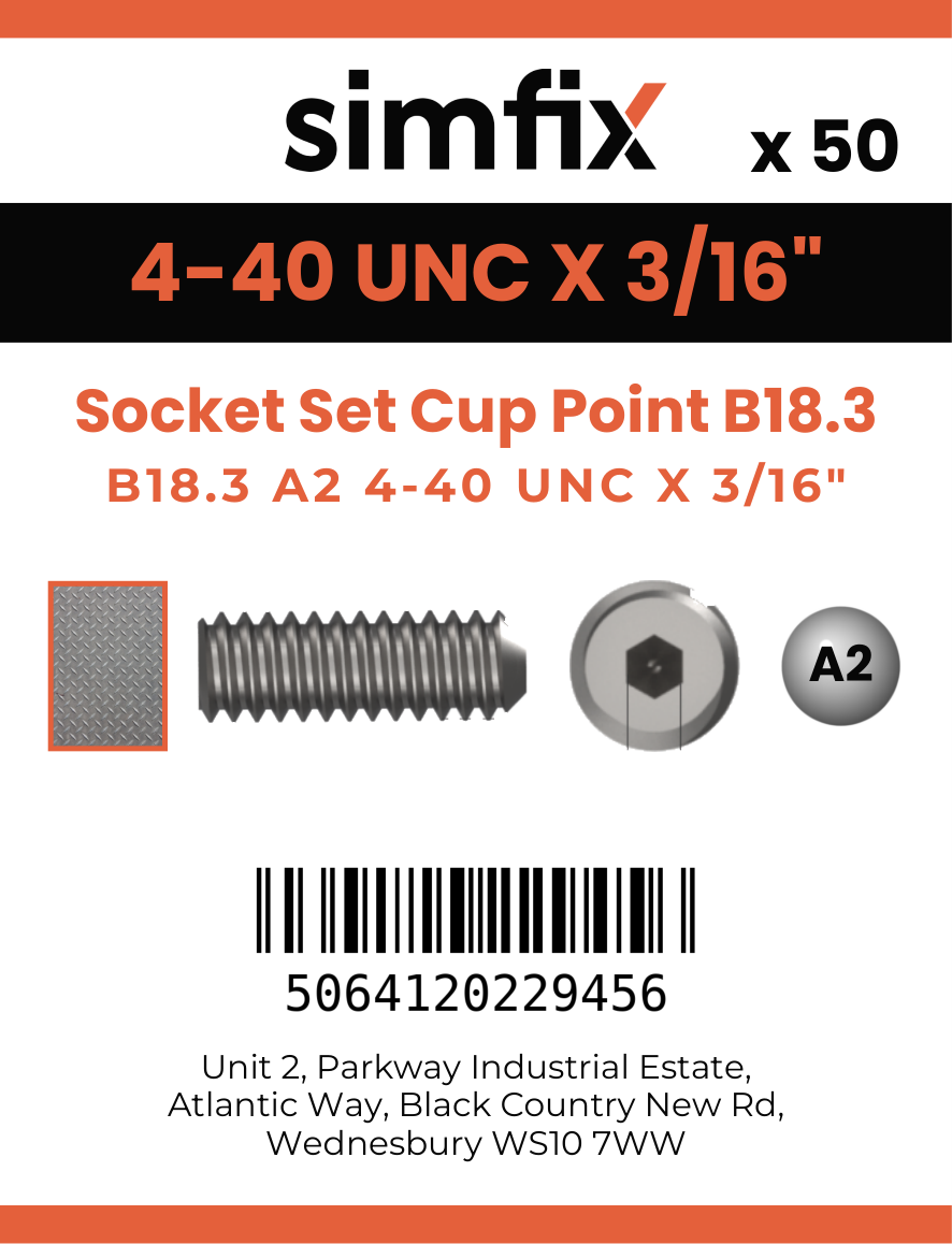 Simfix product label - 916UA2N04005-T