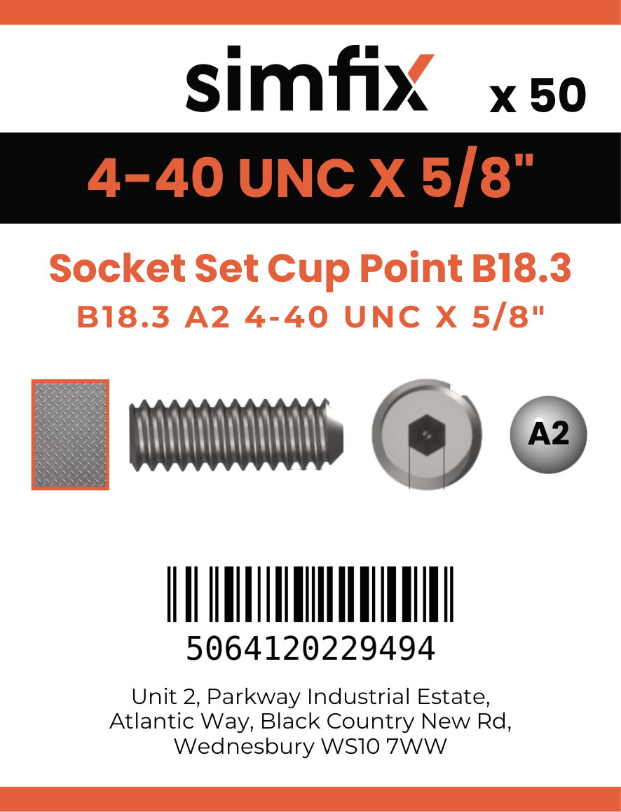 Simfix product label - 916UA2N04016-T