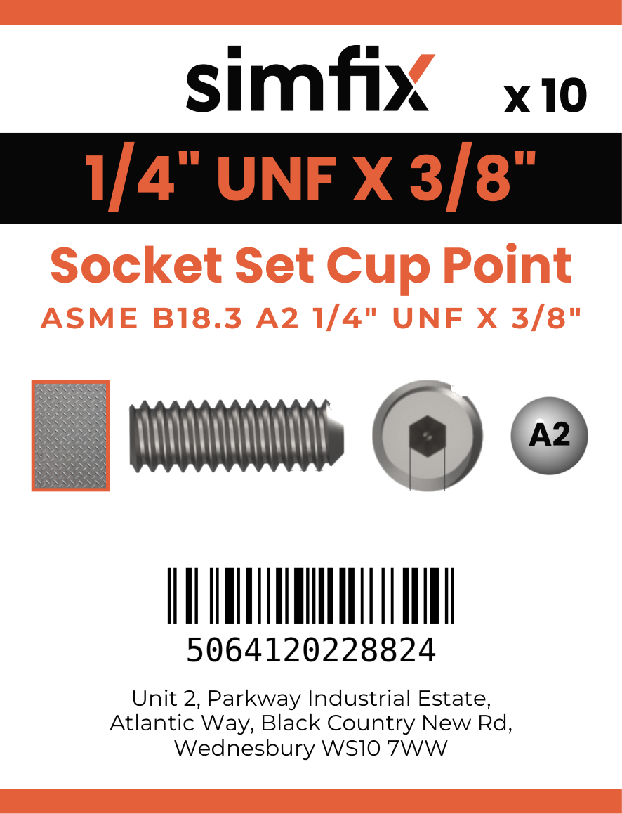 Simfix product label - 916UFA214010-D