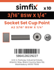 Simfix product label - 916WA2316006-D