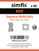 Simfix product label - 928A410-T