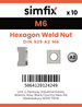 Simfix product label - 929A206-D
