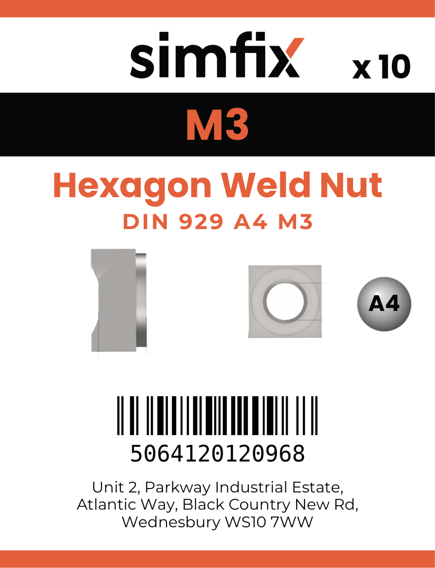 Simfix product label - 929A403-D