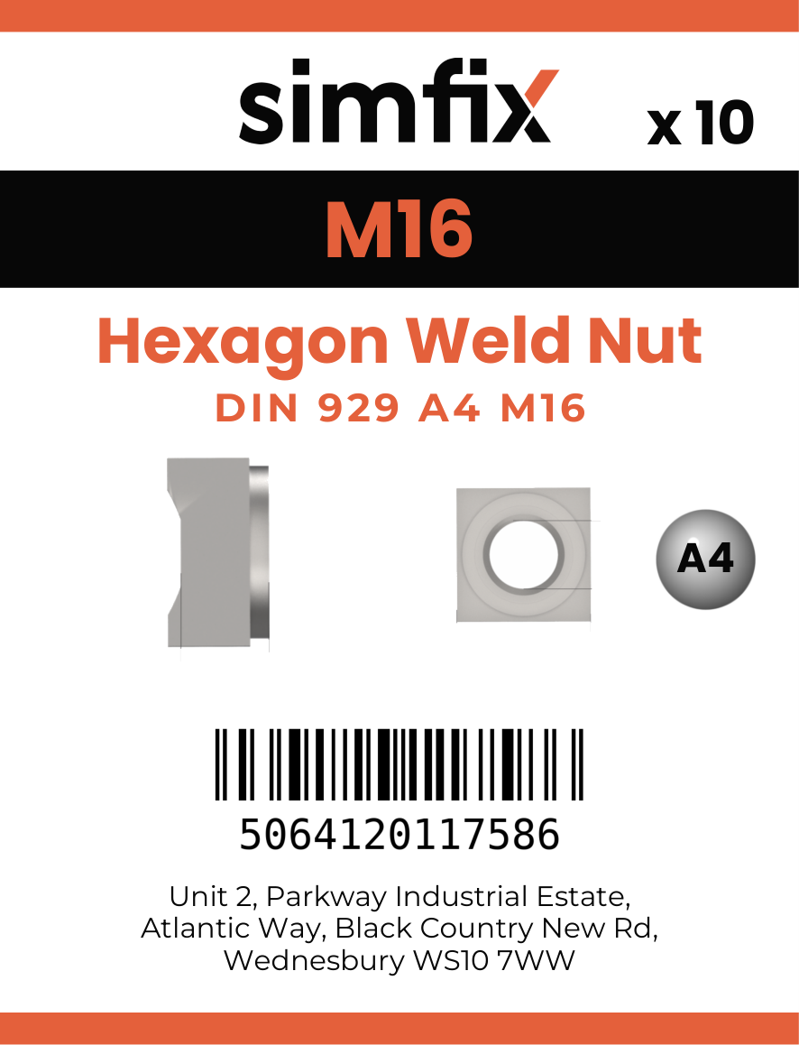 Simfix product label - 929A416-D