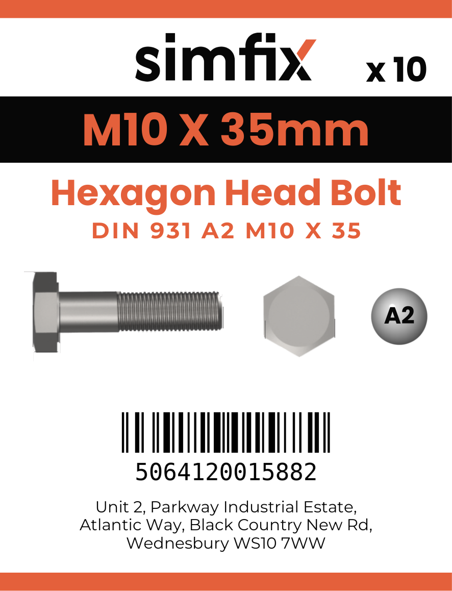 Simfix product label - 931A21003570-D