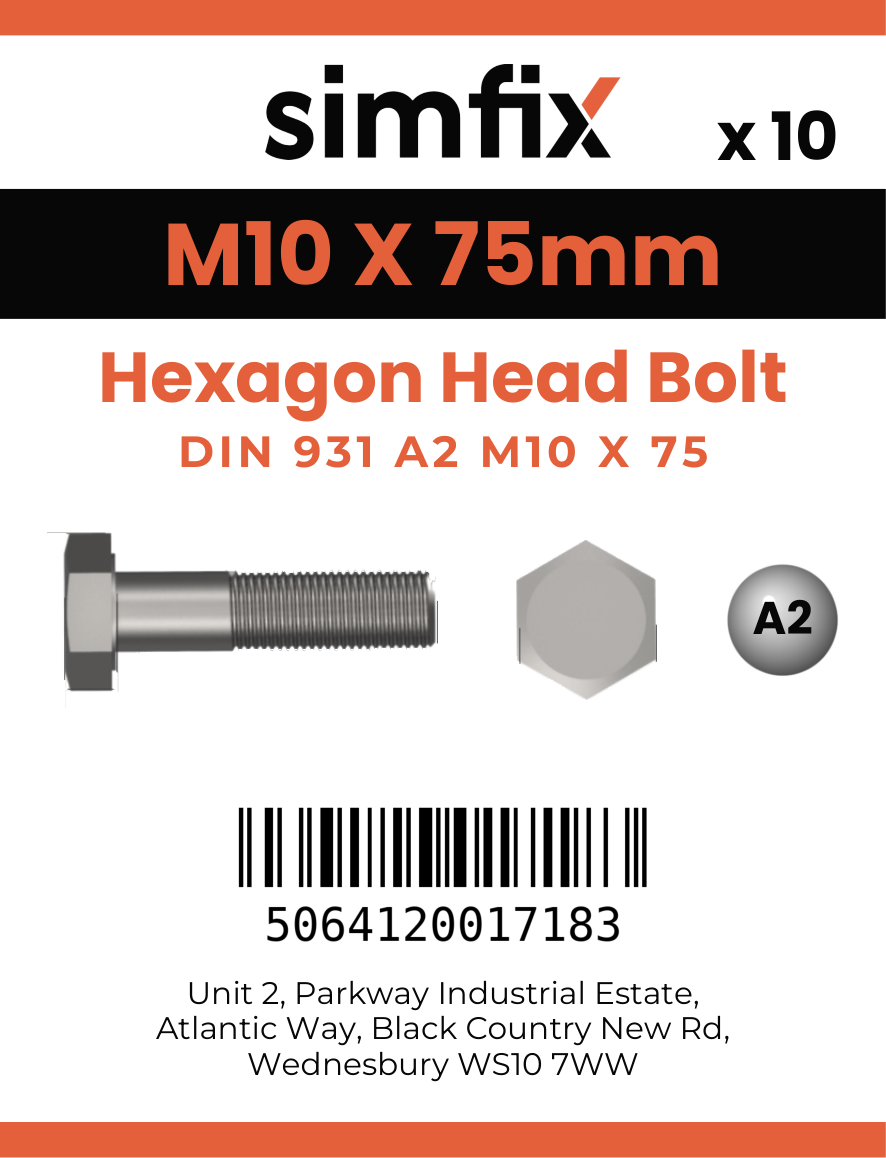 Simfix product label - 931A21007570-D