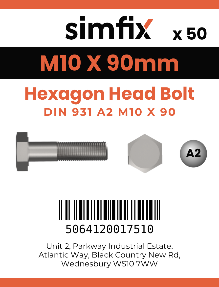 Simfix product label - 931A21009070-T