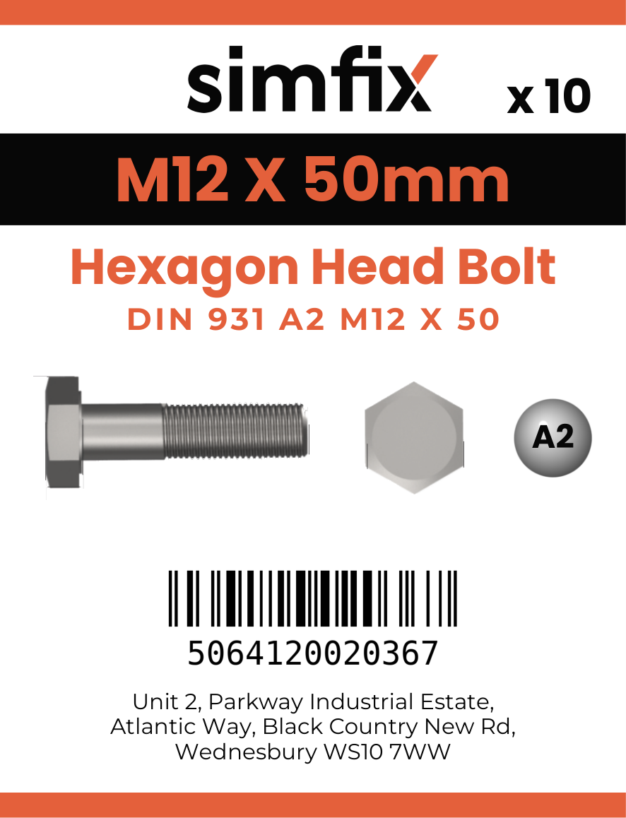 Simfix product label - 931A21205070-D