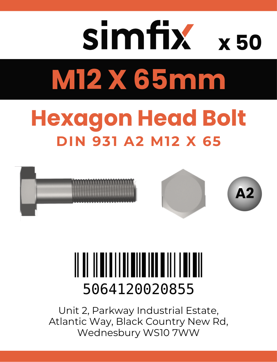 Simfix product label - 931A21206570-T