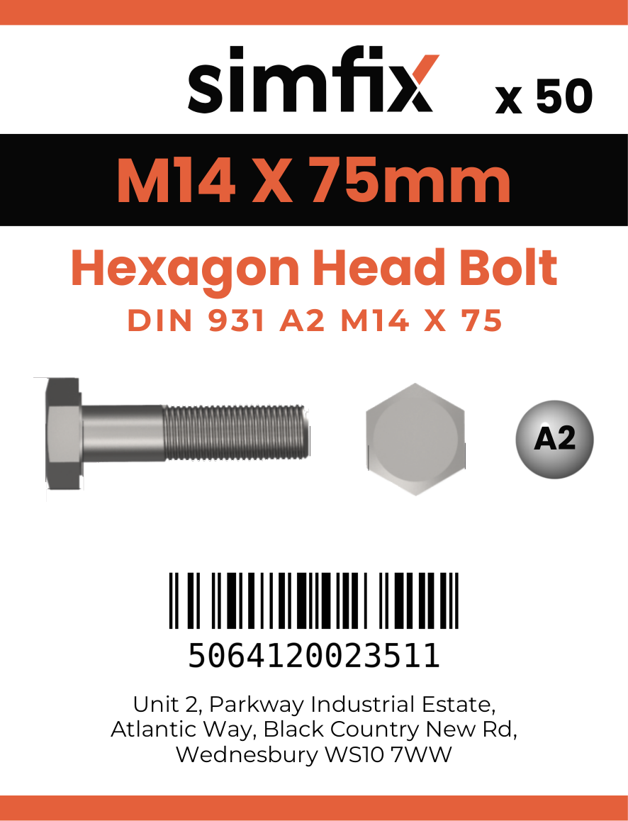 Simfix product label - 931A21407570-T