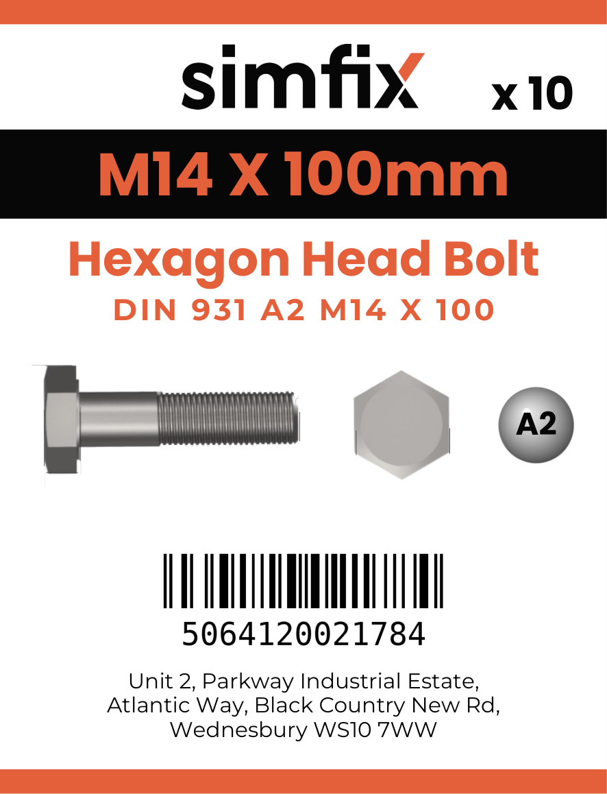 Simfix product label - 931A21410070-D
