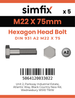 Simfix product label - 931A22207570-D