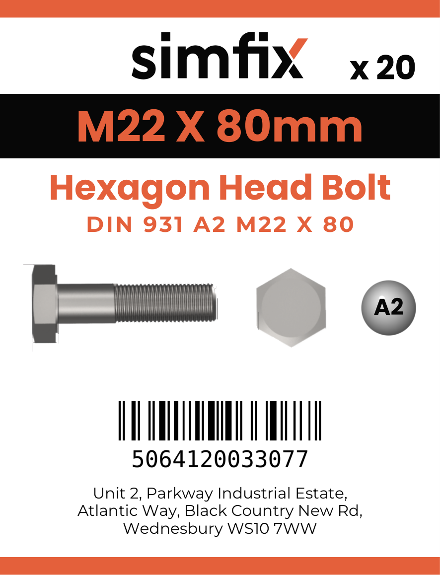 Simfix product label - 931A22208070-T