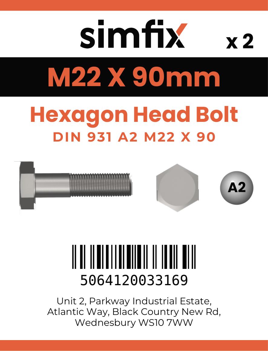 Simfix product label - 931A22209070-D